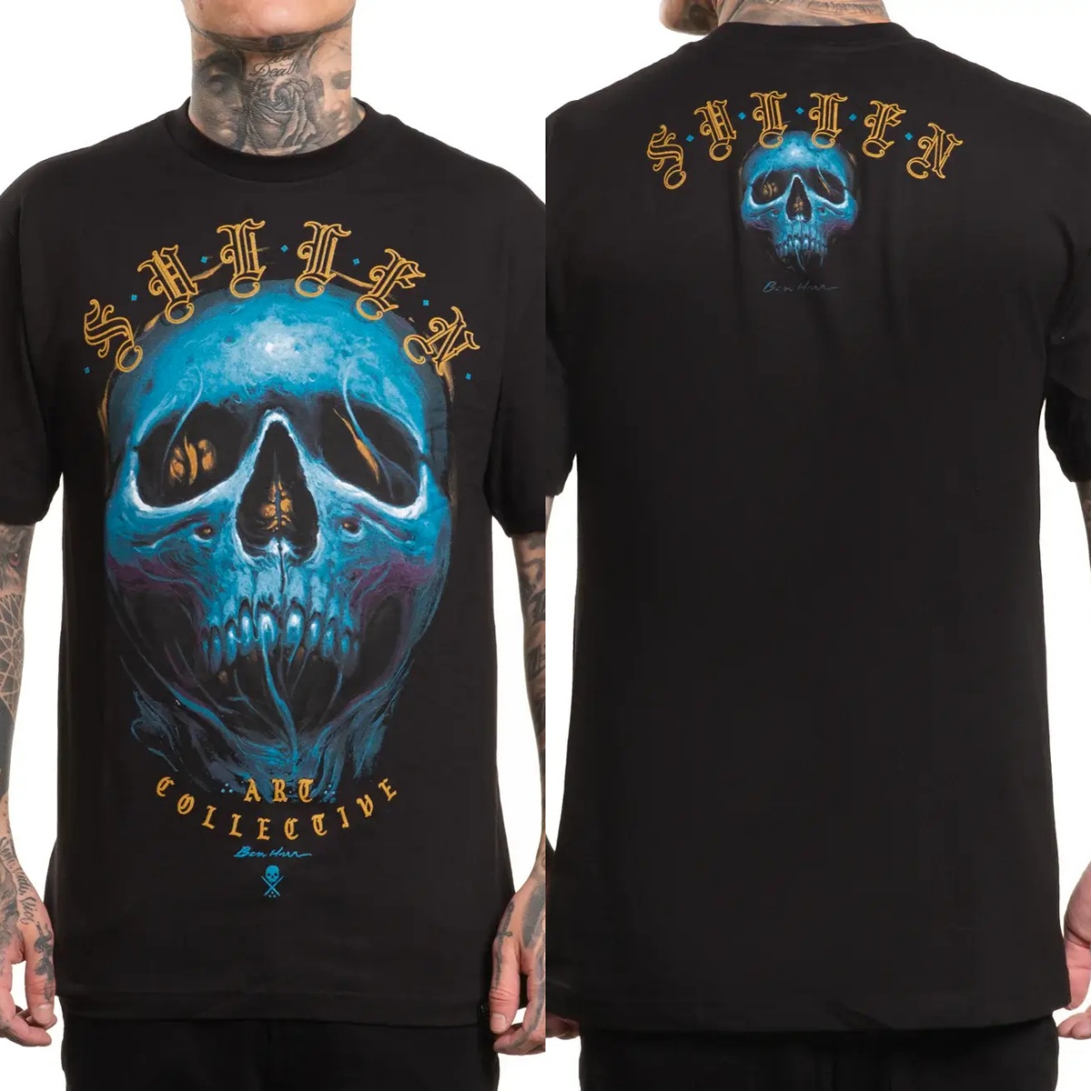 Vintage Summer Clothing Brand - Sommer-Bestseller Sullen Clothing Grafik-Baumwoll-T-Shirt Unisex Sommer