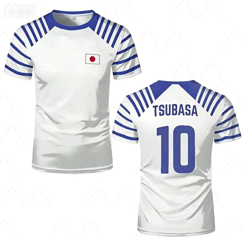 Summer Edition Clothing - 2026 Heißer Captain Tsubasa Anime T-Shirt