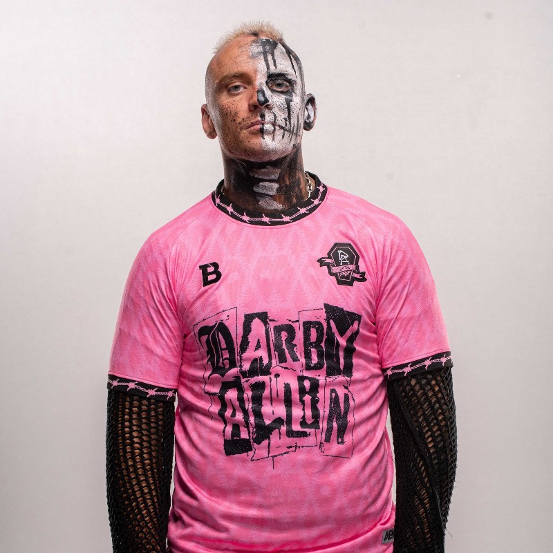Summer Clothing Old Money - Darby Allin Wrestling Print Rosa Jersey