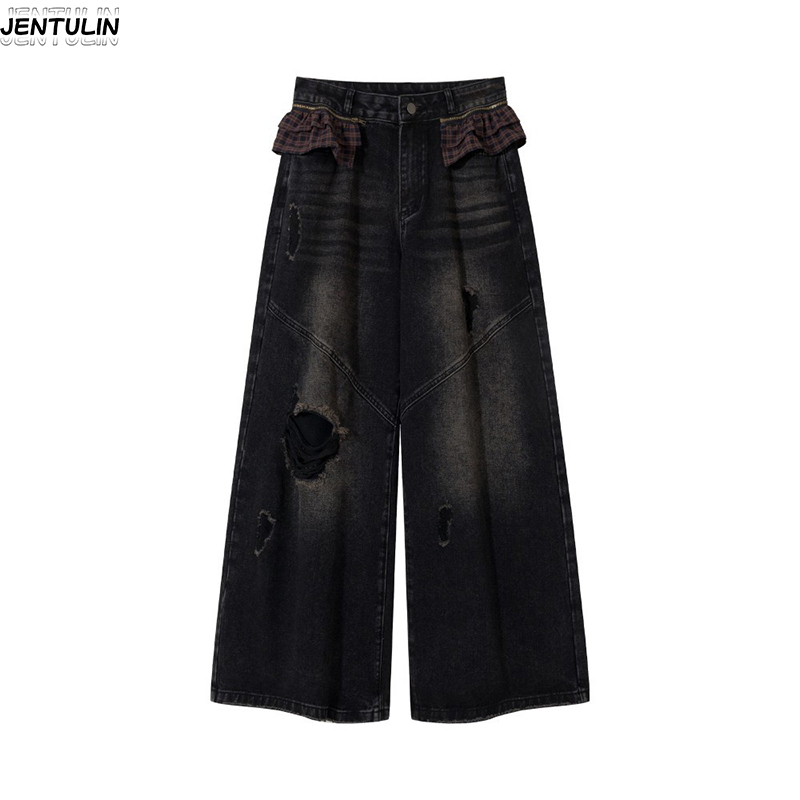 Summer Vibes Clothing Men - Neue Nieten-Piercing-Jeans Herrenbekleidung Sommer-Design-Hosen Amerikanischer High-Street-Stil
