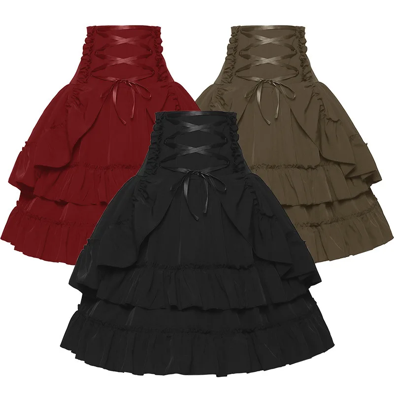 Summer Renaissance Clothing - Viktorianischer Rock für Damen, mittelalterlicher Renaissance-Gericht,