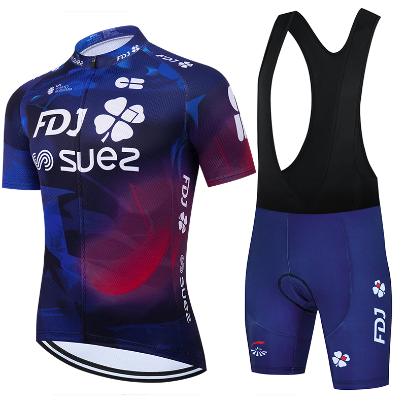 Summer Clothing Men 2025 - 2025, FDJ Team Sommer Fahrrad Kleidung