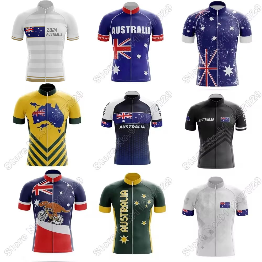 Summer Clothing Australia - 2024 Australien Nationalmannschaft Rad trikot Sommer