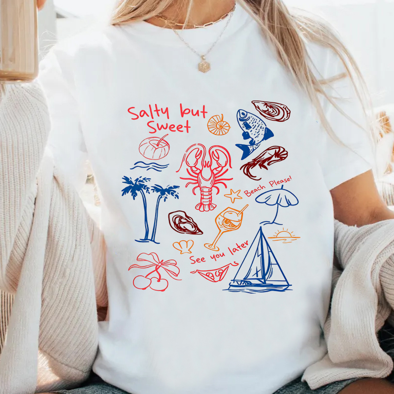 Summer Vibes Clothing Men - Salty But Sweet T-Shirt für Männer