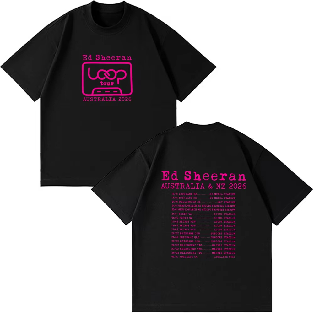 Summer Clothing Australia - Ed Sheeran Loop Tour Australien und