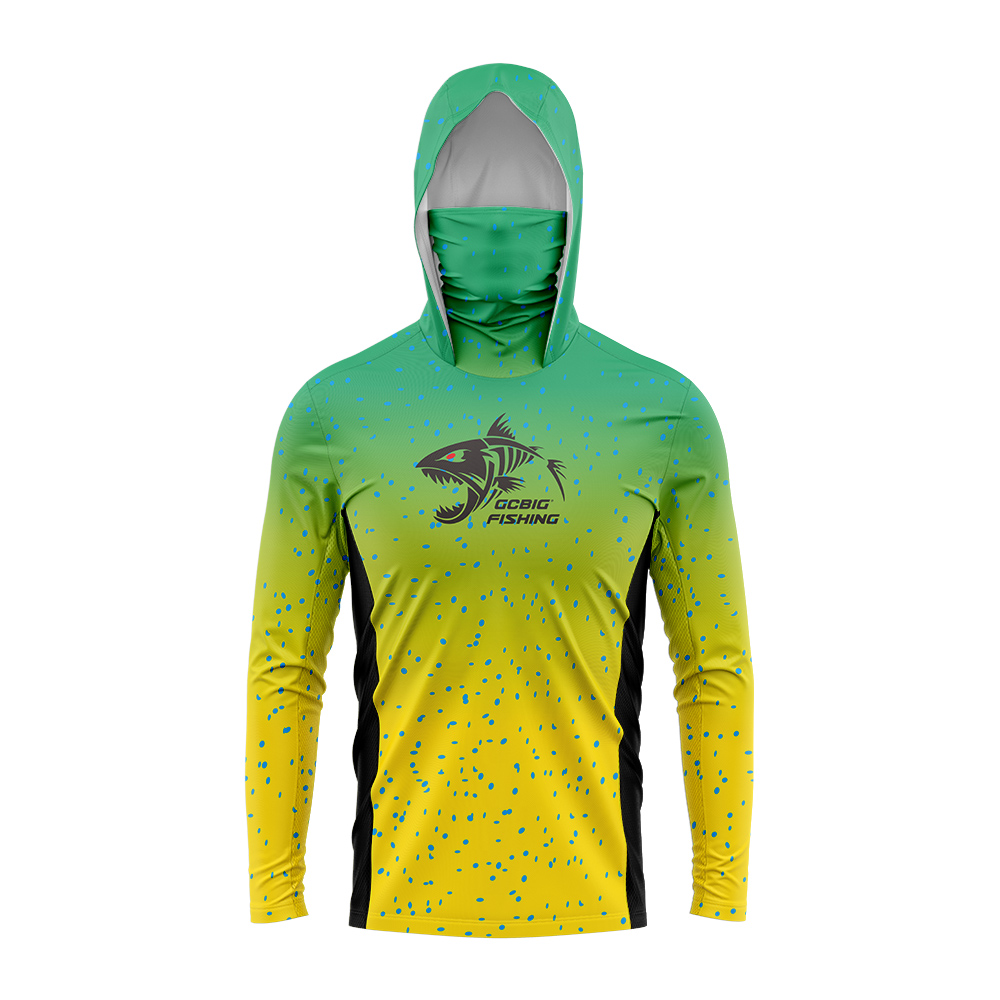 Summer Clothes - Herren Outdoor Langarm Angelkleidung UV-Schutzkleidung Kapuzenjacke