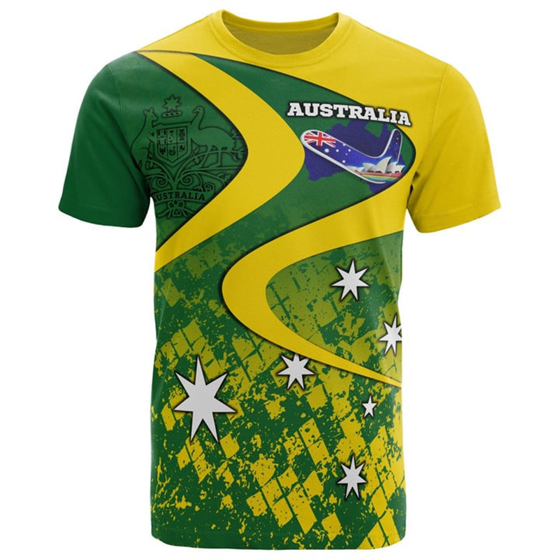 Summer Clothing Australia - 3D-Druck Australien Flagge T-Shirts Männer australischen