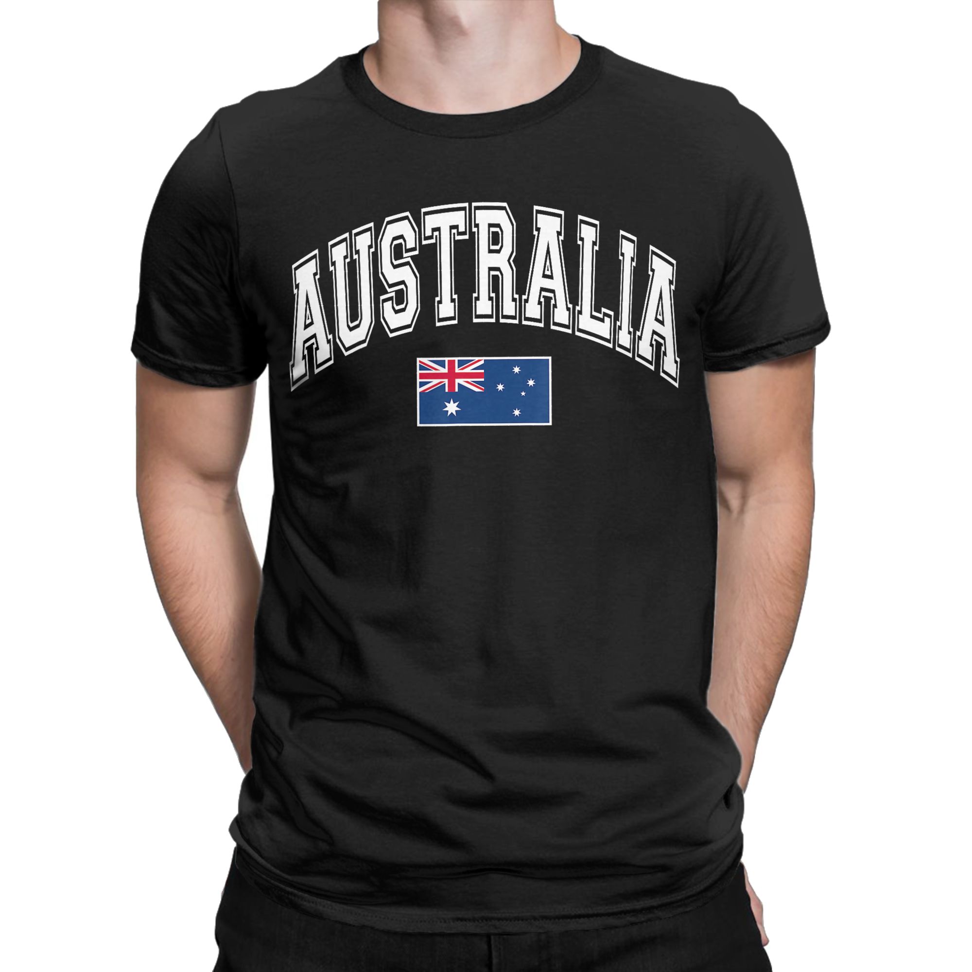 Summer Clothing Australia - Herren-T-Shirt Australien Australische Flagge Neuheit Reine