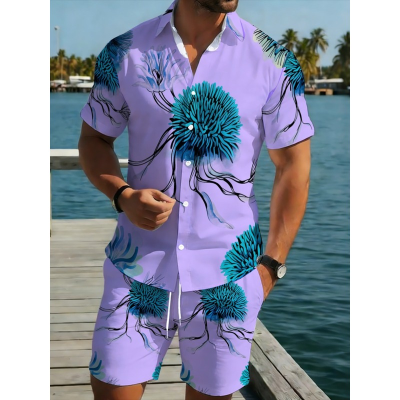 Herren Hawaii-Hemd und Shorts  – Beach Shirt Hawaiian Bewertung und Preis