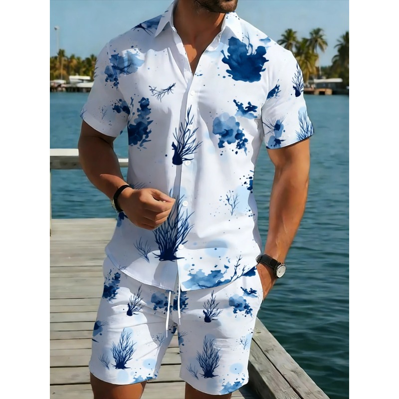 Herren Sommer Hawaii-Hemd und  – Beach Shirt Hawaiian Bewertung und Preis