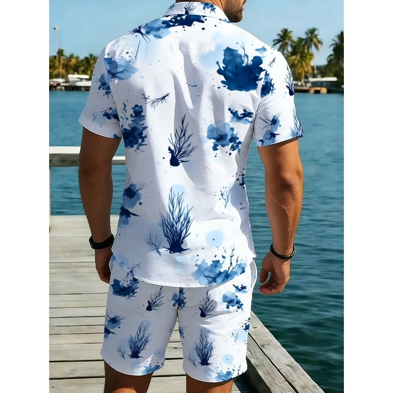 Herren Sommer Hawaii-Hemd und  – Beach Shirt Hawaiian Bewertung und Preis