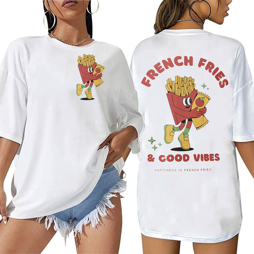 Pommes Frites Good Vibes Retro – Summer Vibes Clothing Men Bewertung und Preis