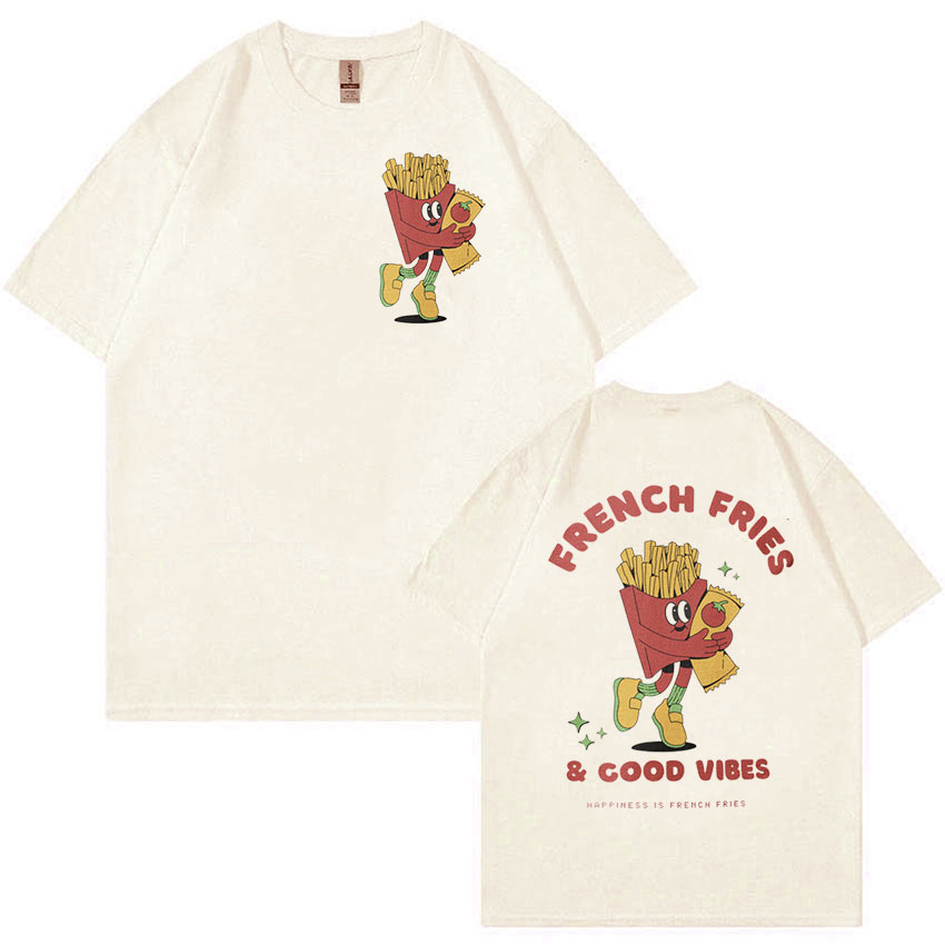 Pommes Frites Good Vibes Retro – Summer Vibes Clothing Men Bewertung und Preis