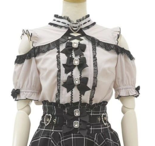 Süße süße Mädchen-Kurzarm-Tops – Summer Japanese Clothing Bewertung und Preis