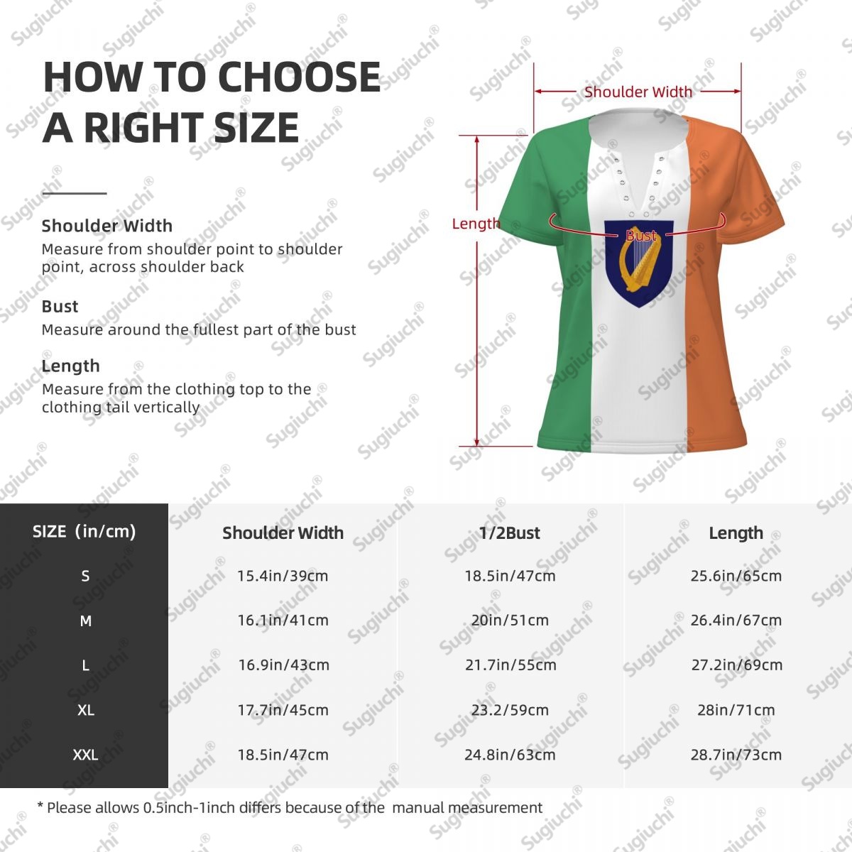 2025 Irland Flagge Sexy Tiefem – Ireland Summer Clothing Bewertung und Preis