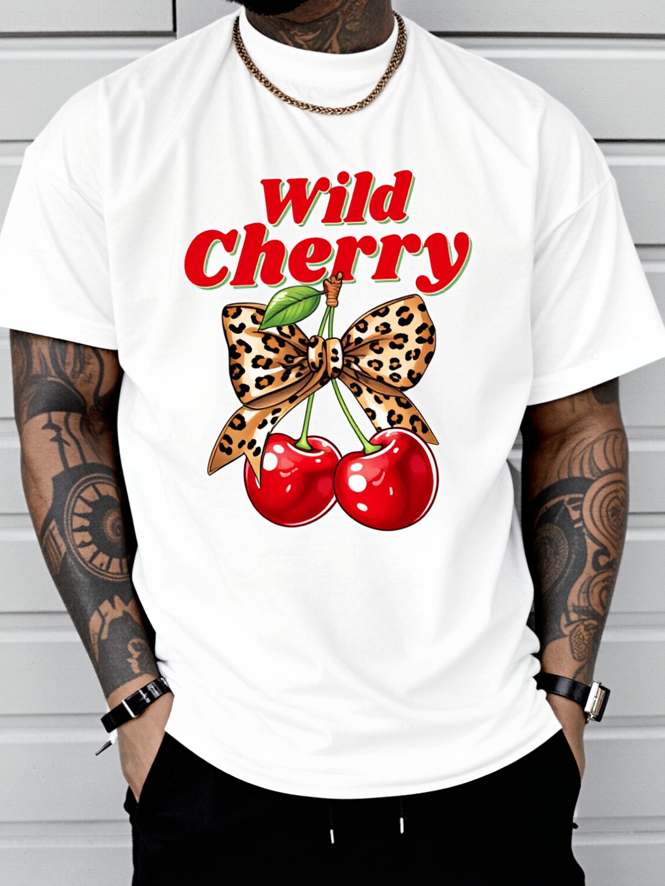 Cherry Lover Leopard Coquette  – Summer Vibes Clothing Men Bewertung und Preis