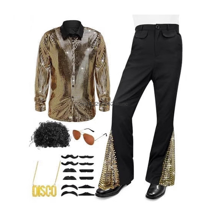70er Jahre Vintage Disco-Kostü – Summer Vacation Clothing Men Bewertung und Preis