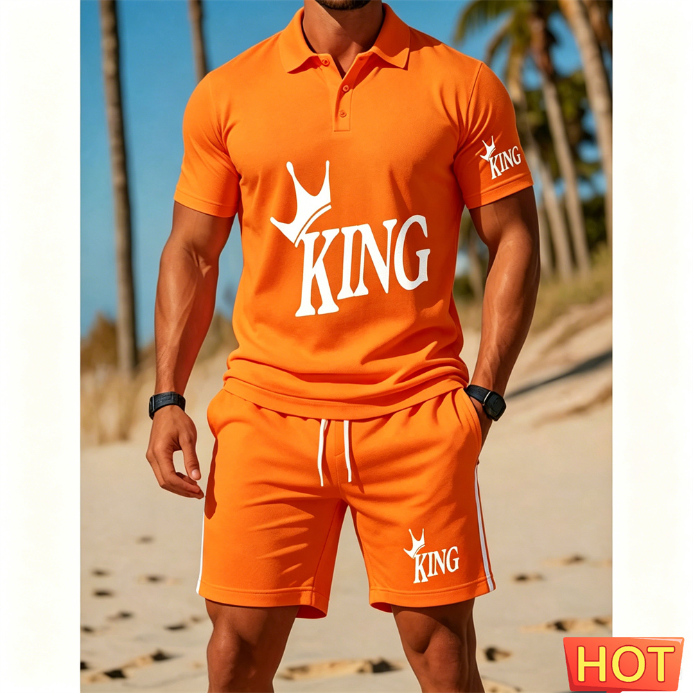 Herren-Kurzarm-Anzug-Set - Zwe – Summer Vacation Clothing Men Bewertung und Preis