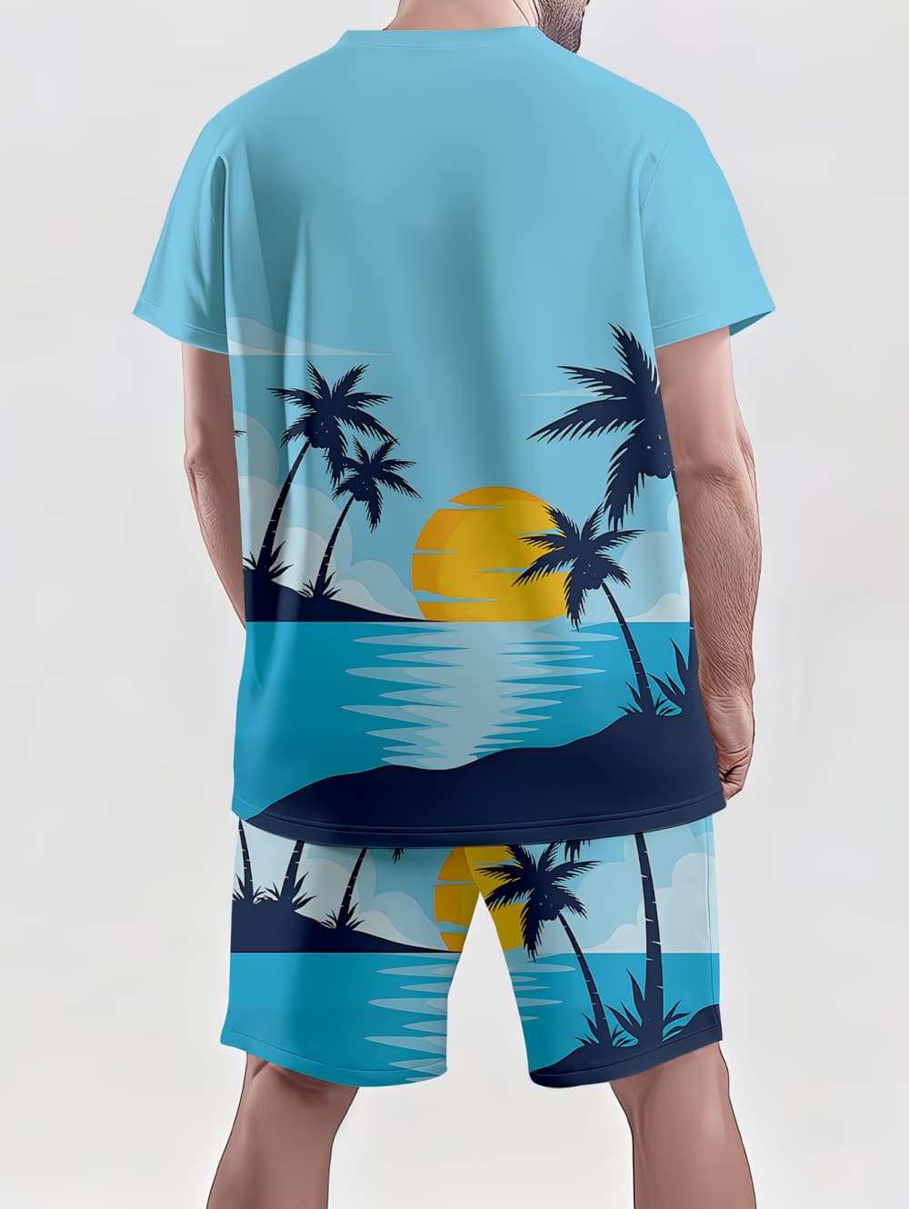 2026 Herren 2-teiliges Set mit – Beach Shirt Hawaiian Bewertung und Preis