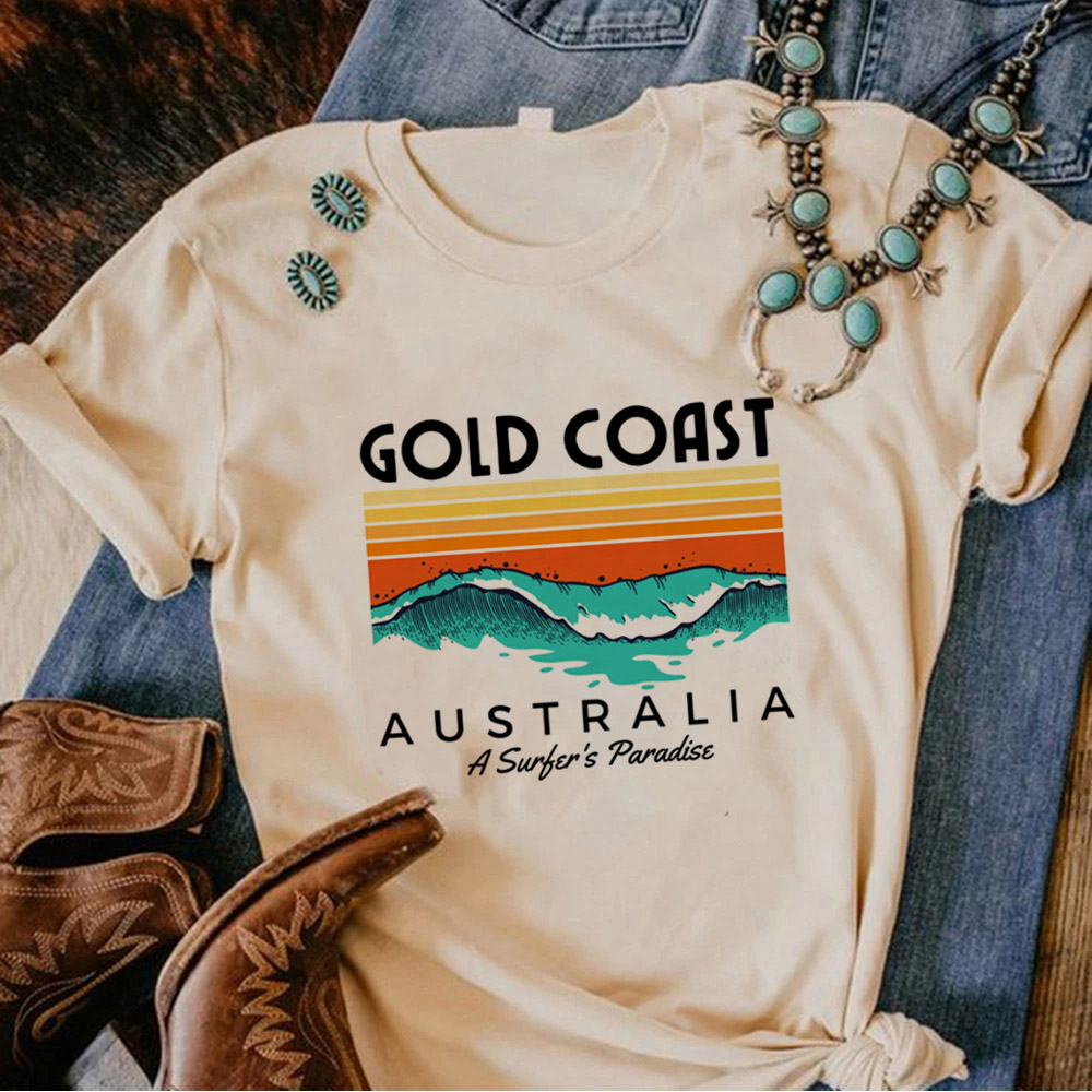 Australien T-Shirt Frauen Anim – Summer Clothing Australia Bewertung und Preis
