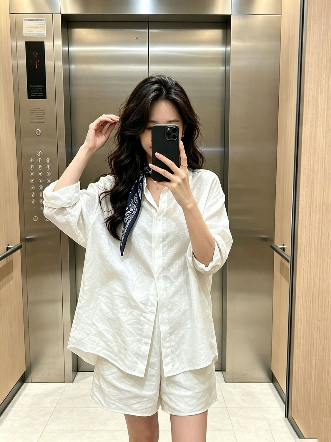 Weißes koreanisches Hemd-Short – Summer Clothing Old Money Bewertung und Preis