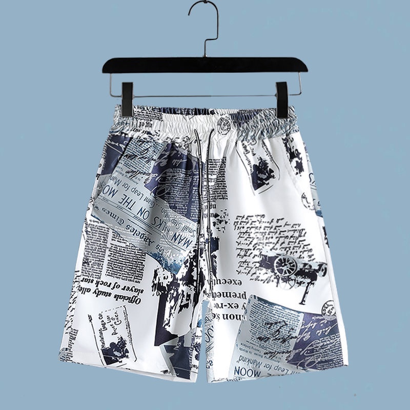 Herren-Zweiteiler mit Zeitungs – Beach Shirt Hawaiian Bewertung und Preis