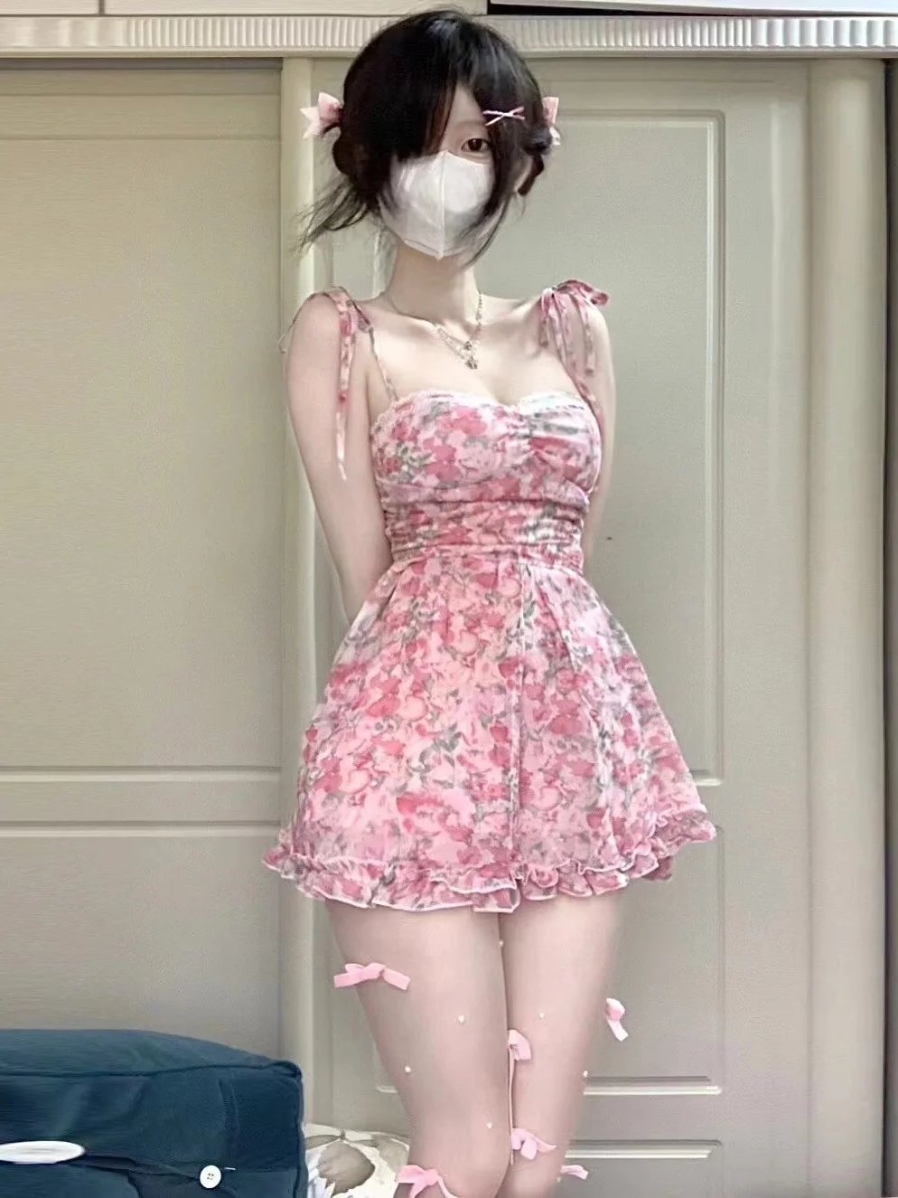 Neu in Blumen kleidern kurzes  – Summer Clothing Zara Bewertung und Preis
