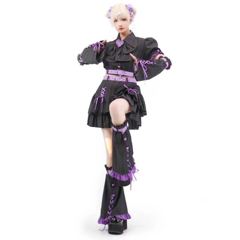 2024 Denim Schatz y2k Set japa – Summer Japanese Clothing Bewertung und Preis