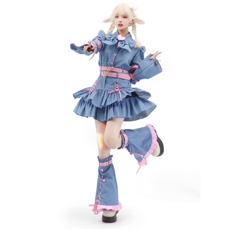 2024 Denim Schatz y2k Set japa – Summer Japanese Clothing Bewertung und Preis
