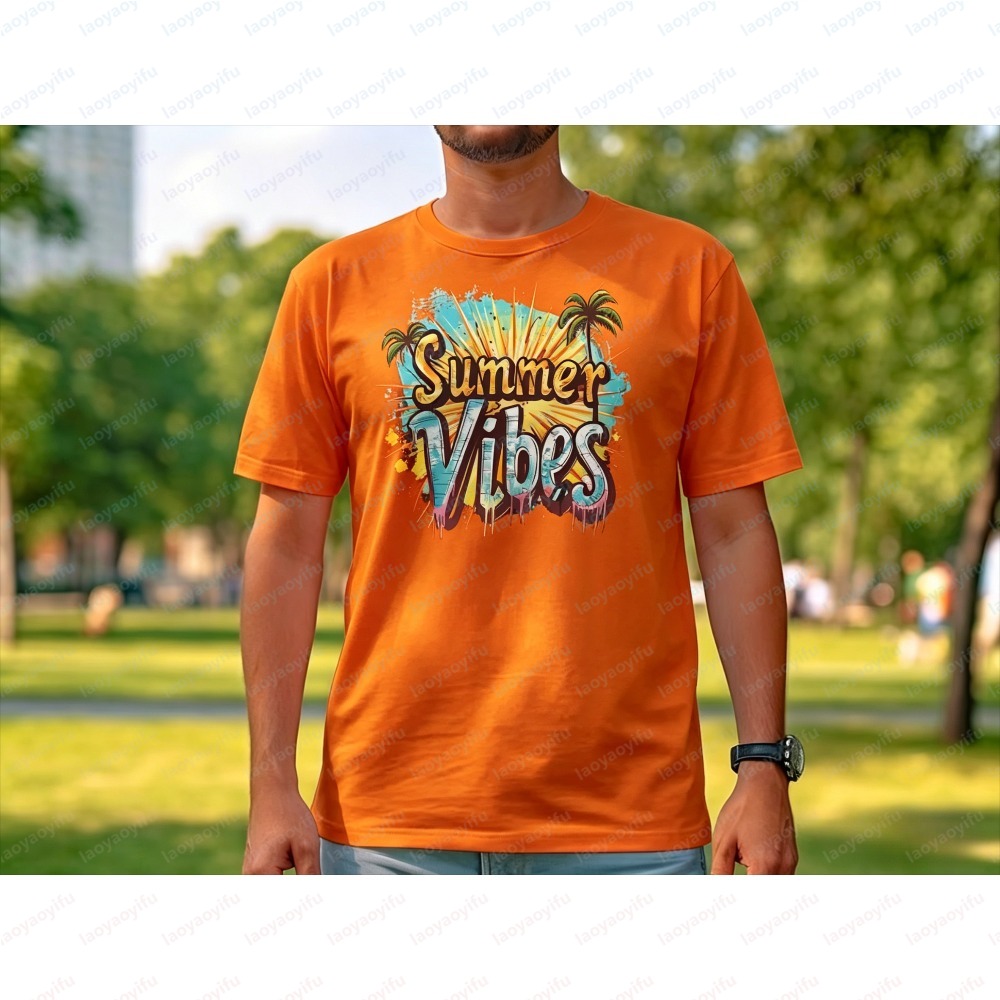 Unisex-T-Shirt „Summer Vibes“  – Summer Vibes Clothing Men Bewertung und Preis