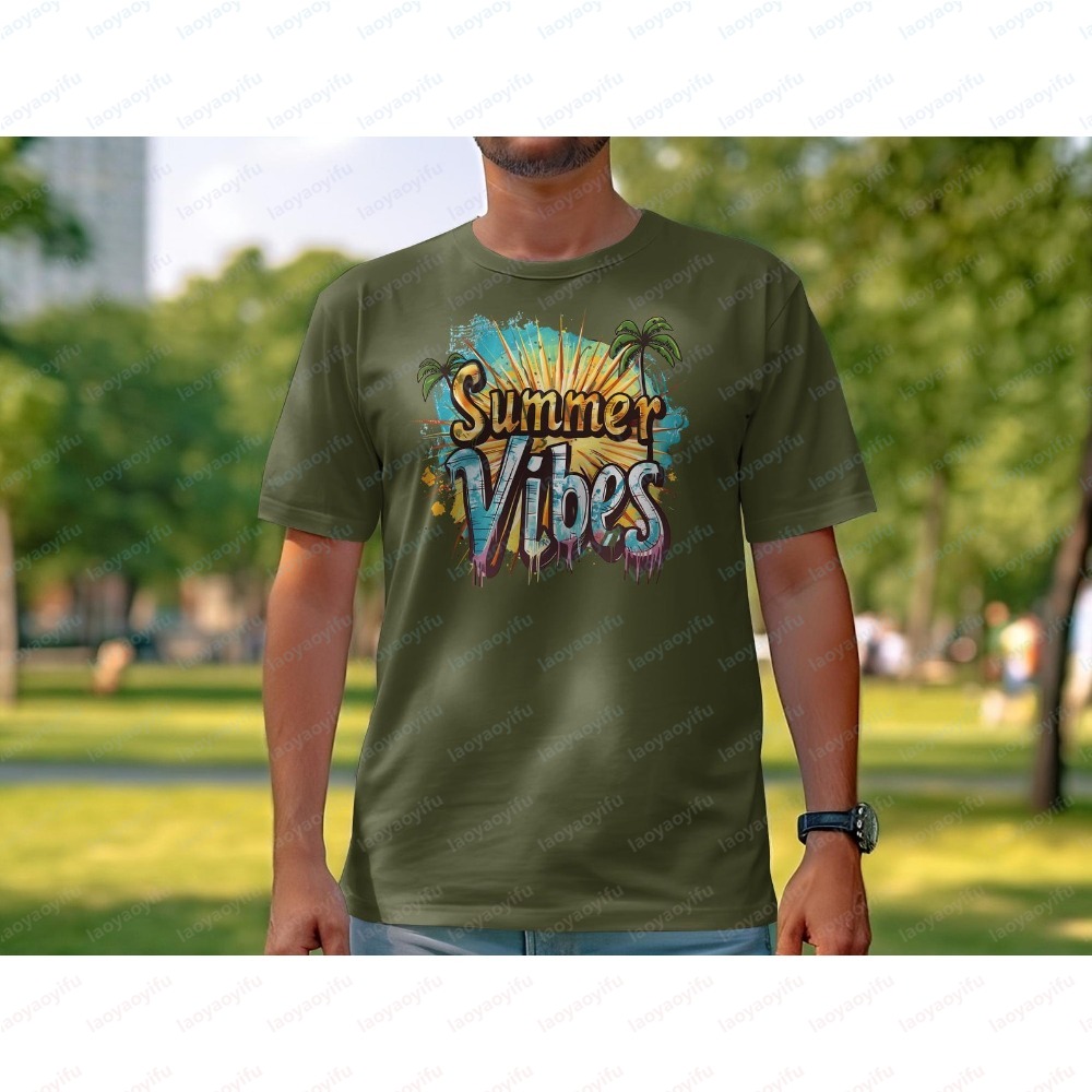 Unisex-T-Shirt „Summer Vibes“  – Summer Vibes Clothing Men Bewertung und Preis