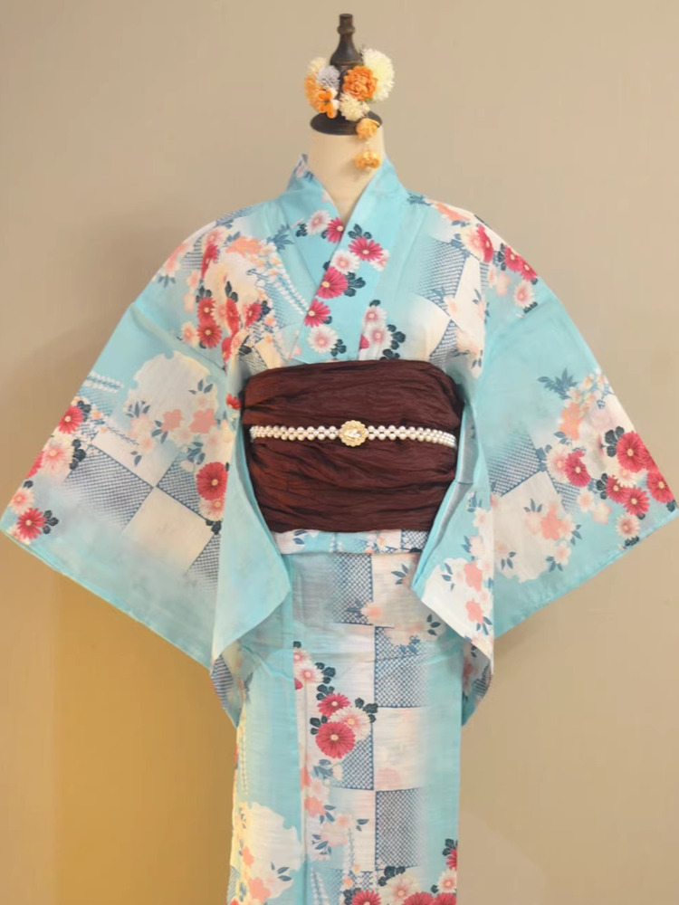 Traditioneller Yukata-Kimono a – Summer Clothing Girl Bewertung und Preis
