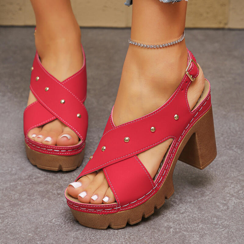 Vintage Super High Heel Cross  – Summer Clothing Dress Bewertung und Preis